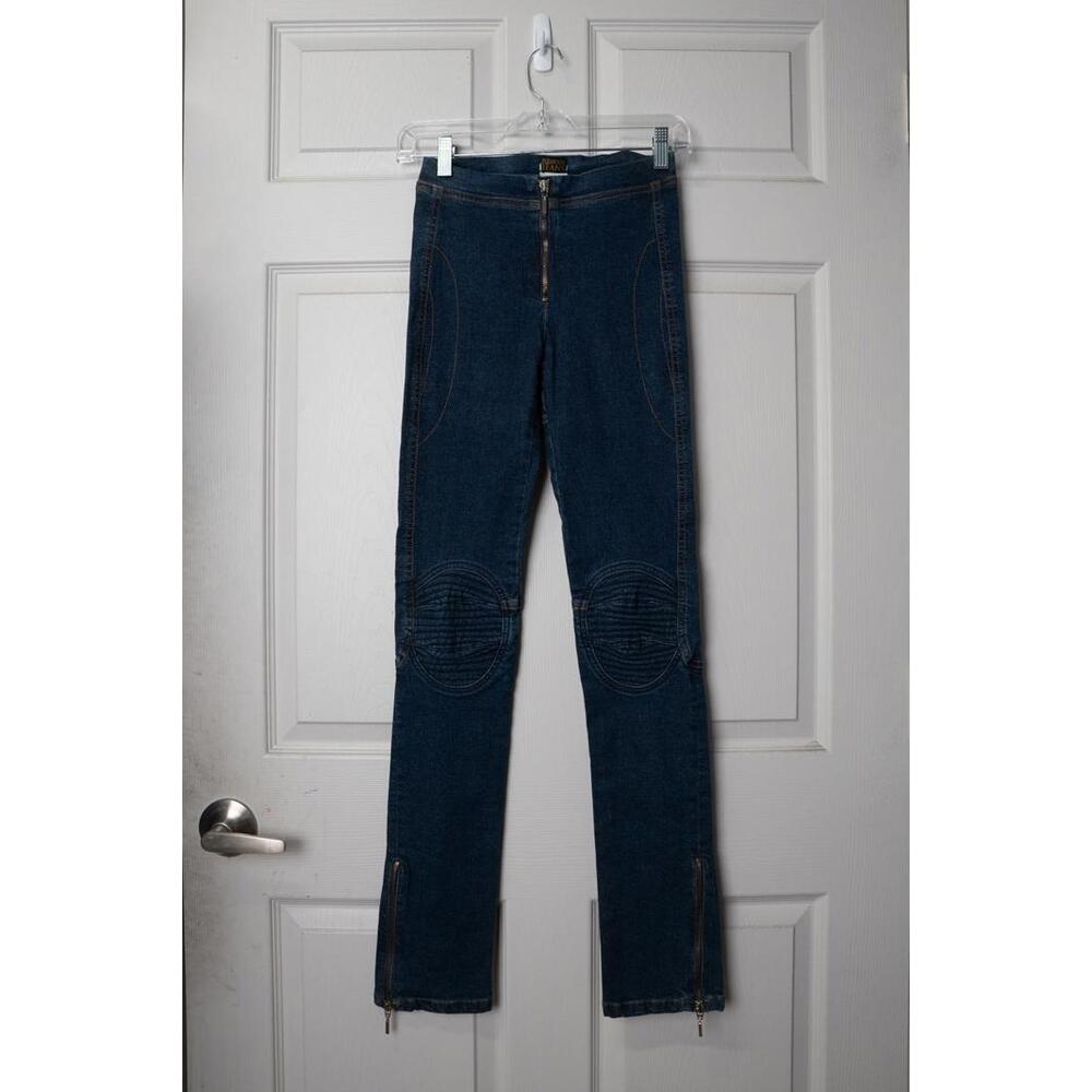 00's Plein Sud Jeans Moto Cross Stretch Skinny Jeans